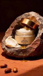 Crème Visage Écrin d'Or — texture onctueuse à l'huile d'argan bio marocaine